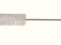 saplı kodensel fırça.Deney tüpleri ve şişe diplerinin temizliğinde kullanılan fırçaları