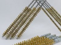 Tel Saplı pirinç tel fırçalar